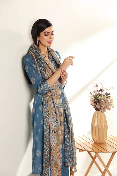 Nishat Printed Lawn 3pc