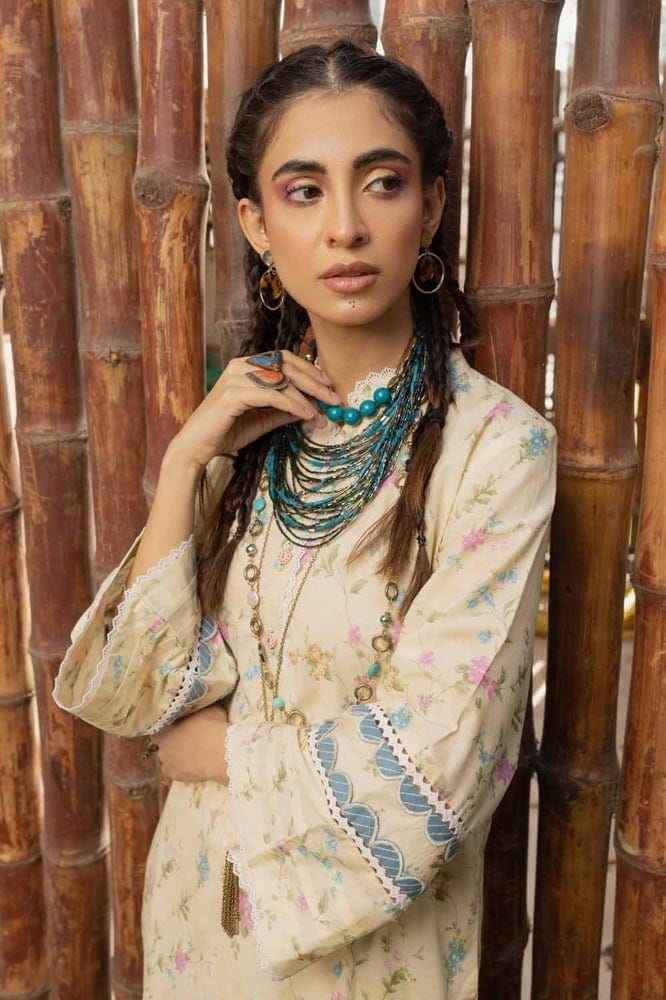 Gul Ahmad Embroidered Lawn 2pc Suit
