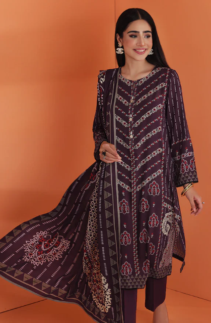Nishat Printed Lawn 3Pc
