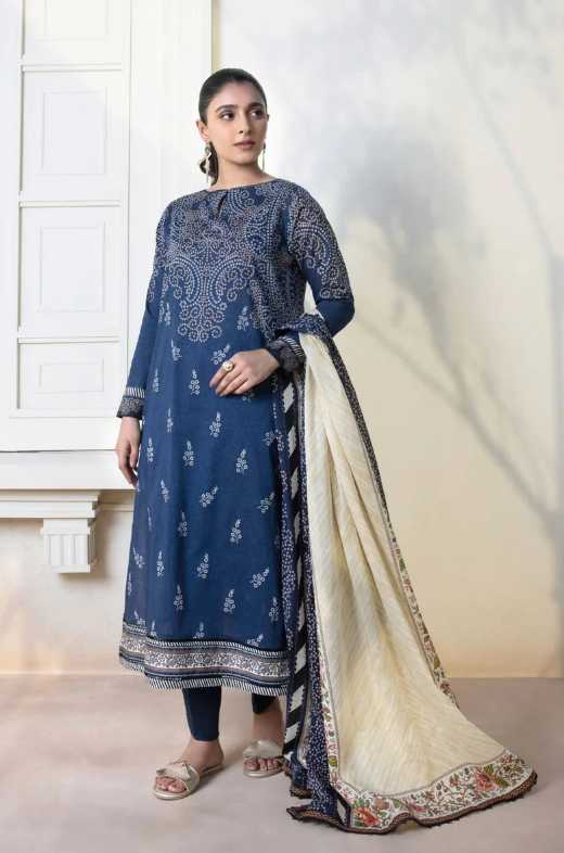 Sapphire Lawn 3 Piece Suit