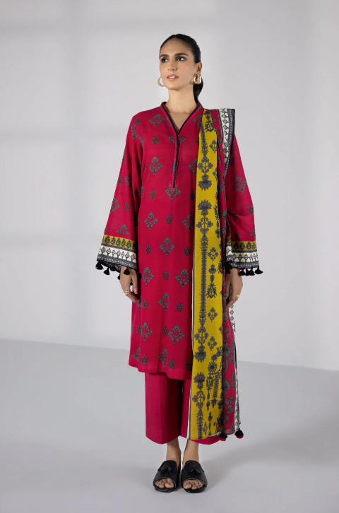 Sapphire Daily Printed Lawn-3pc