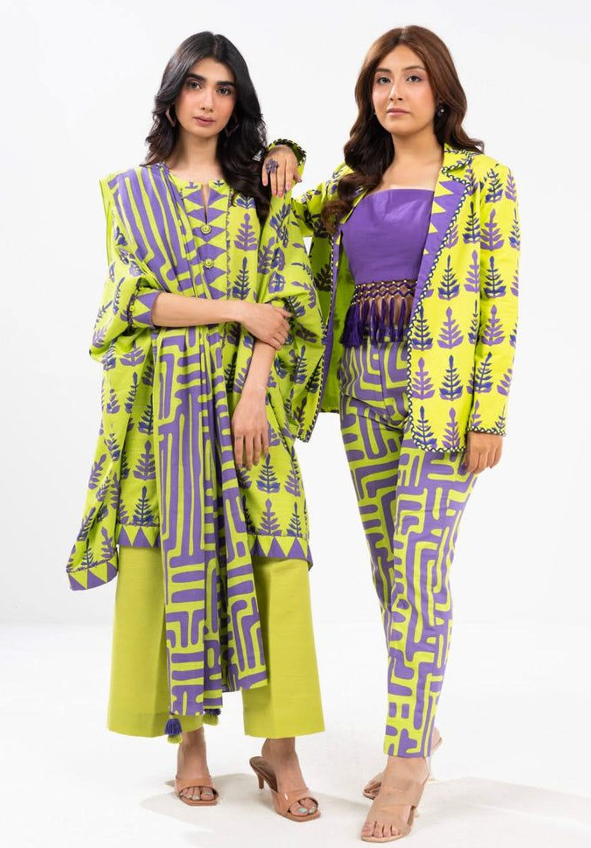 Al Karam PRINTED KHADDAR 3PC SUIT UNSTITCHED