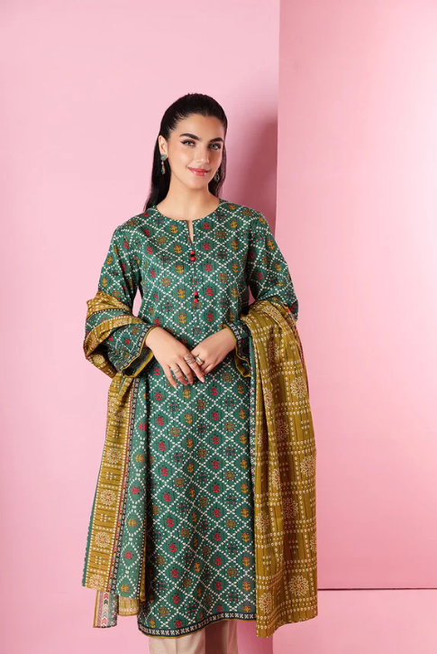 Nishat Printed Lawn Collection 3pc