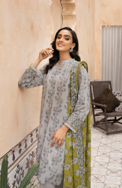 Nishat 3pc Unstitched lawn Printed Suit