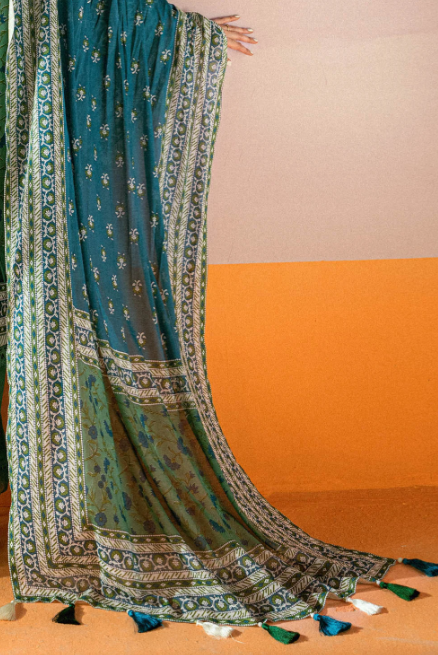 GulAhmad 3 Piece Unstitched Printed Lawn Suit