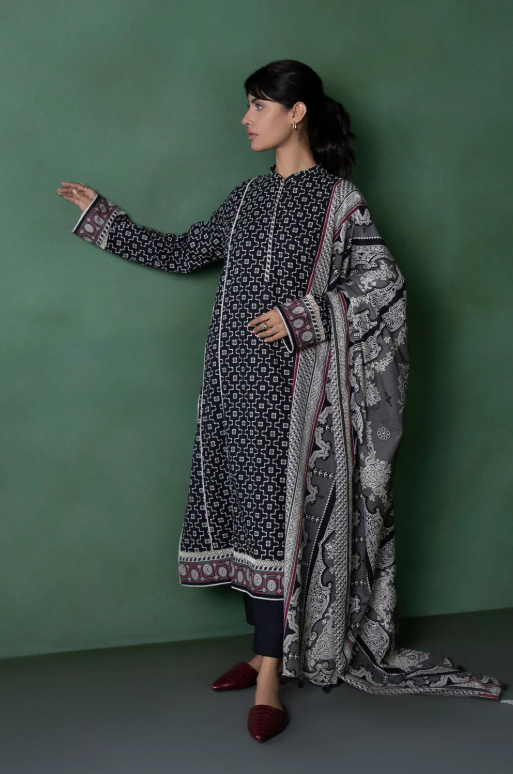 Sapphire 3PC - Printed Lawn Suit