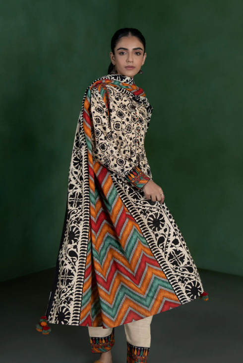 Sapphire 3PC - Printed Lawn Suit