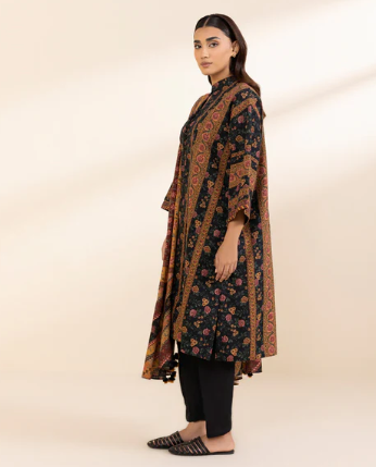 SAPPHIRE UNSTITCHED 3 PIECE PRINTED LIGHT KHADDAR SUIT