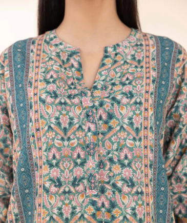 SAPPHIRE UNSTITCHED 3 PIECE PRINTED LIGHT KHADDAR SUIT