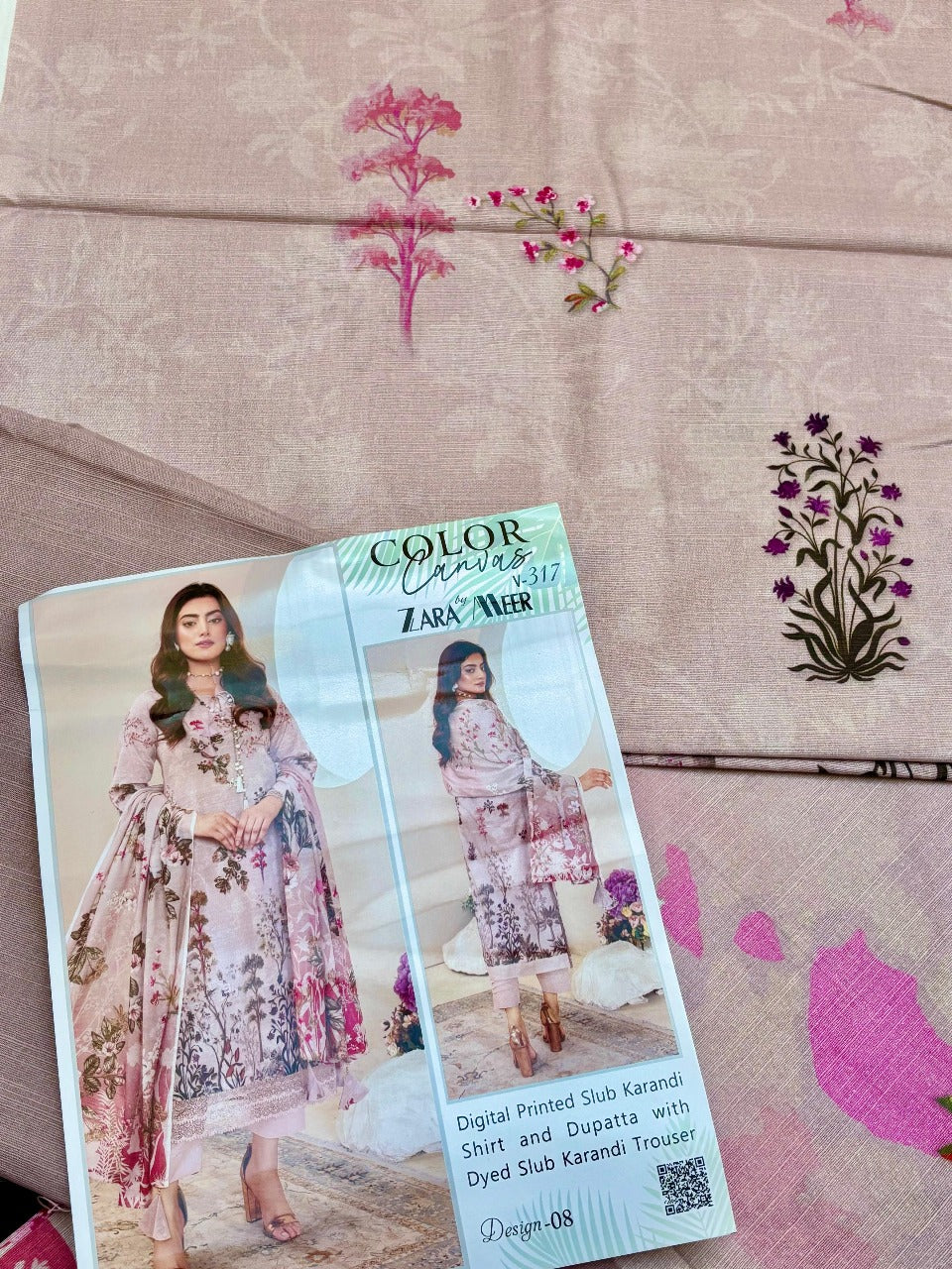 Zara Meer Karandi 3pc Suit