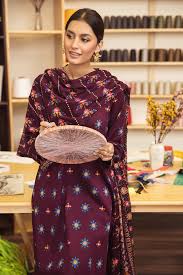 Nishat 3 Piece Printed Unstitched Suit