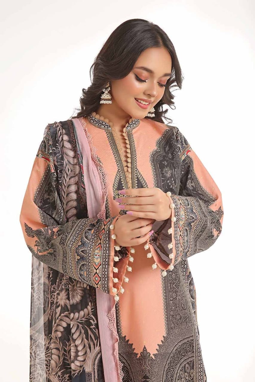 Gul Ahmed MalMal Printed Lawn 3pc