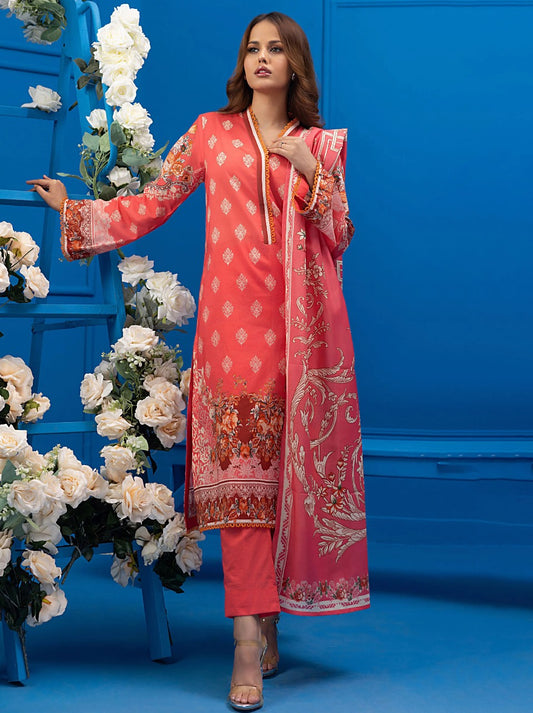 Gul Ahmed Regalia Printed Lawn Unstitched 3Pc Suit