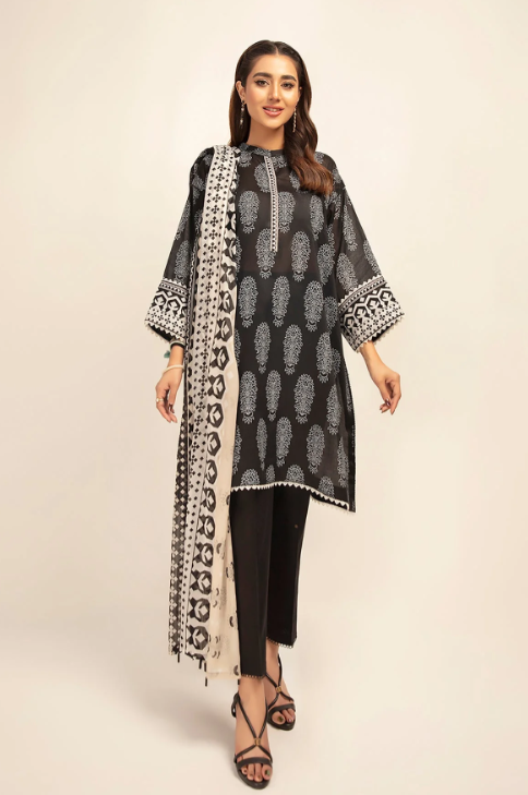Nishat 3pc Unstitched lawn Printed Suit