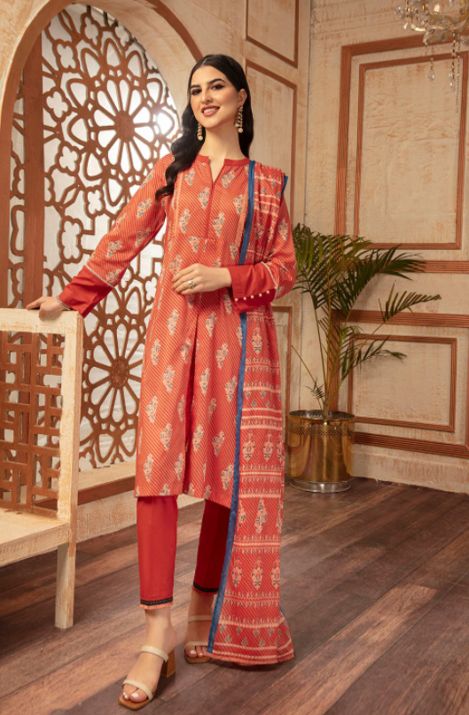 Nishat 3pc Unstitched lawn Printed Suit