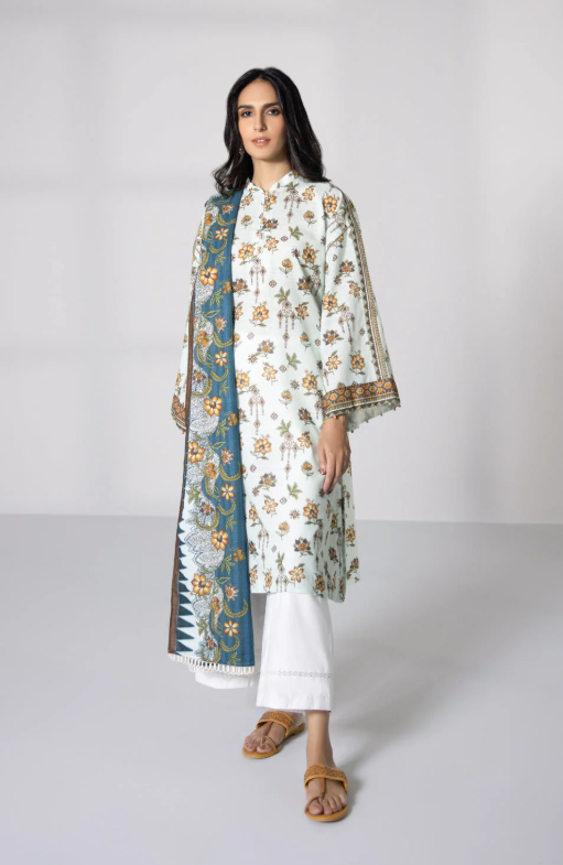 Sapphire 3PC - Printed Lawn Suit