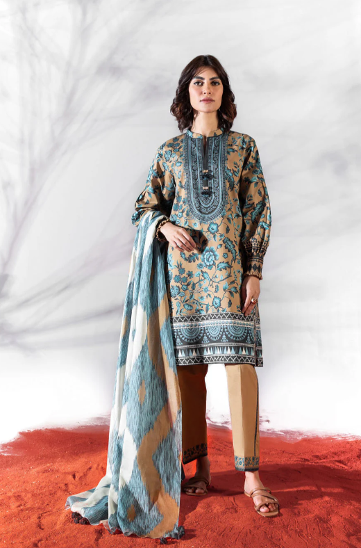 Sapphire Daily Printed Lawn