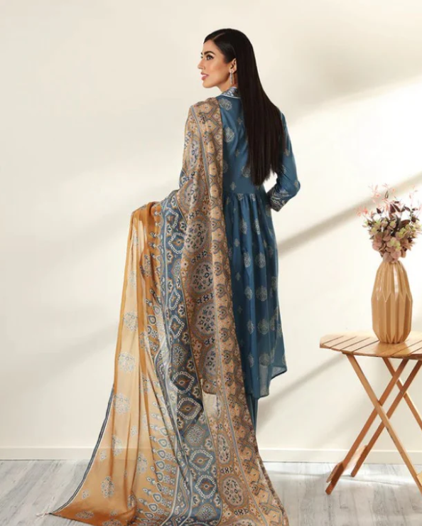 Nishat Printed Lawn 3pc
