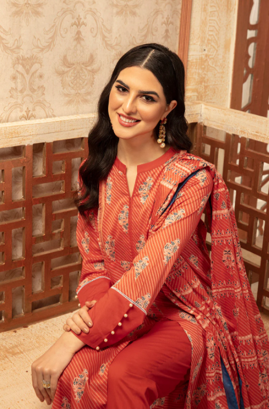 Nishat 3pc Unstitched lawn Printed Suit