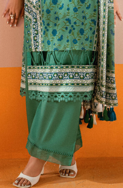 GulAhmad 3 Piece Unstitched Printed Lawn Suit