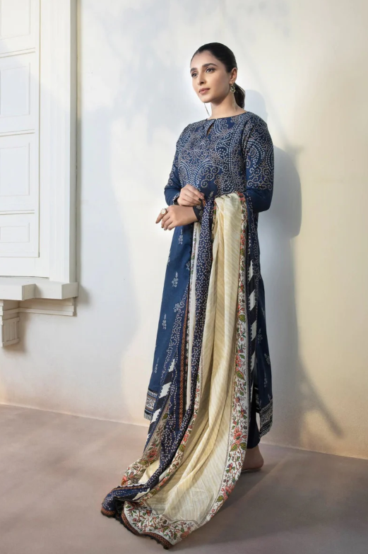 Sapphire Lawn 3 Piece Suit