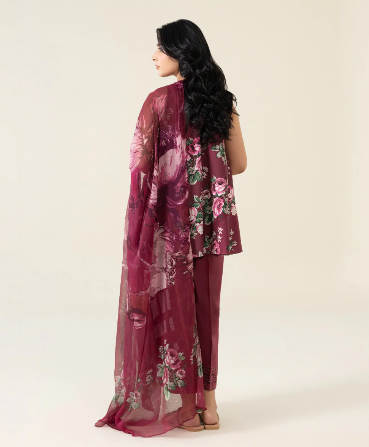 Sapphire 3PC - Printed Lawn Suit