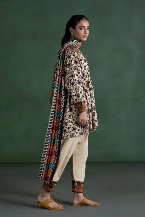 Sapphire 3PC - Printed Lawn Suit