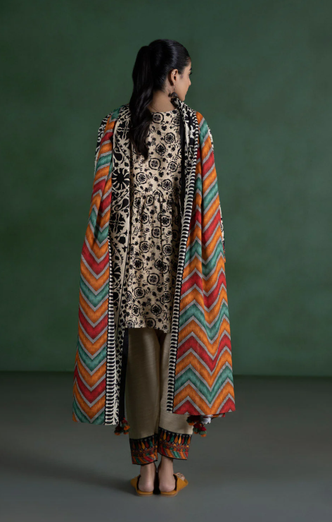Sapphire 3PC - Printed Lawn Suit