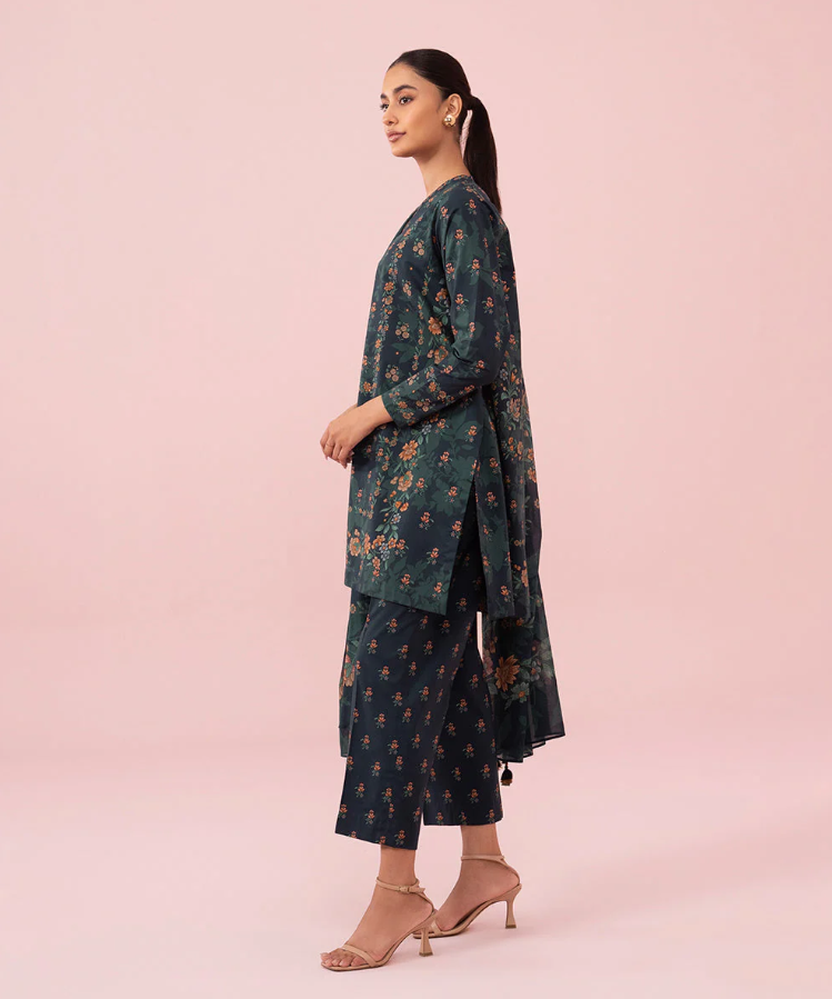 Sapphire 3PC - Printed Lawn Suit