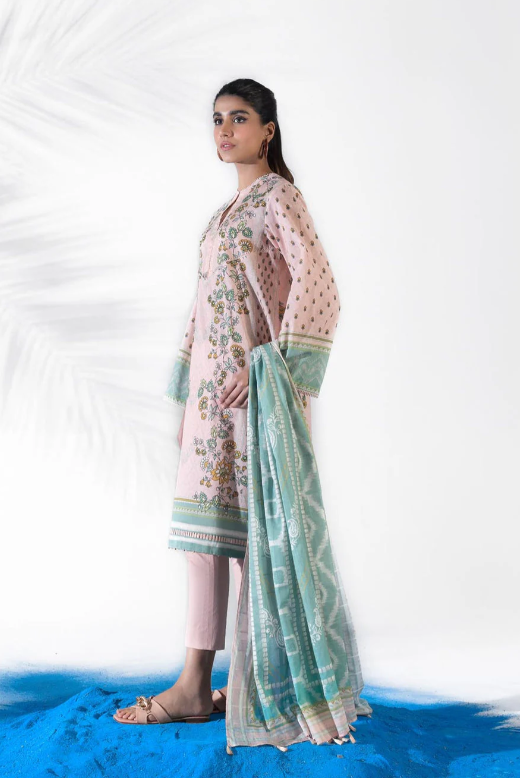 Sapphire 3PC - Printed Lawn Suit